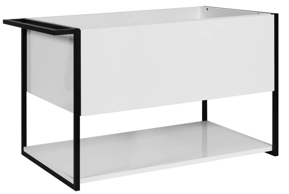 Szafka pod umywalkę LOV 80 cm biały połysk