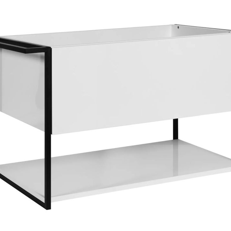 Szafka pod umywalkę LOV 80 cm biały połysk