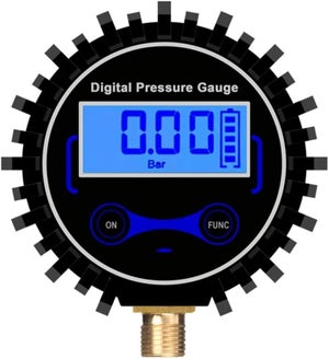 Tooleff Digital Tester Di Pressione Dell' Aria Con Penna Pneumatici Manometro Lcd Retroilluminazione Manometro 255 Psi Precisione Manometro Per Auto Auto - Foto 6