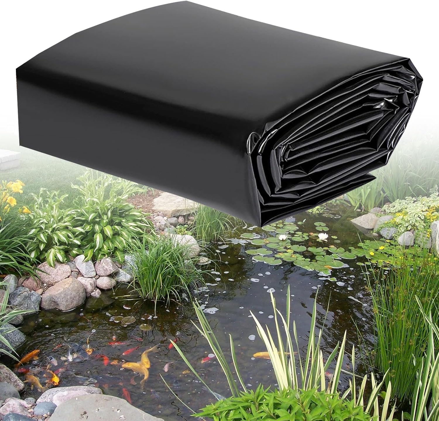 Liner de bassin - AQUAGART - 8m x 6m - PVC 1,0mm - Résistant aux UV Liner de bassin - AQUAGART - 8m x 6m - PVC 1,0mm - Résistant aux UV