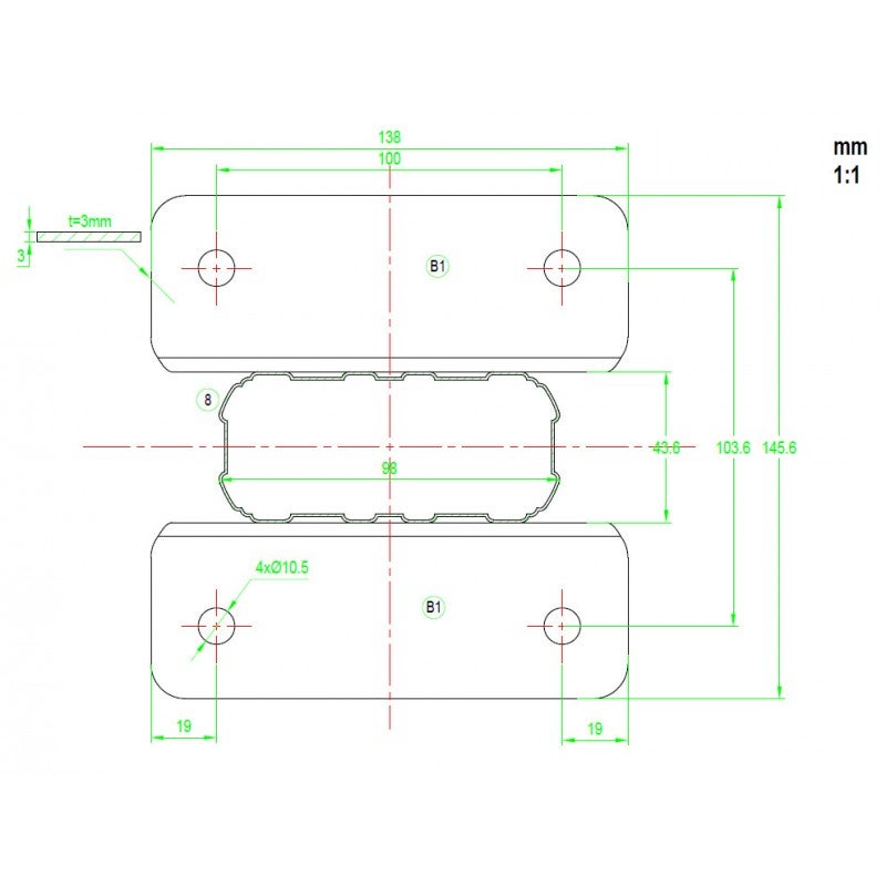 X-METAL Carport autoportant aluminium blanc 13m² polycarbonate 6mm avec kit d'ancrage - 6