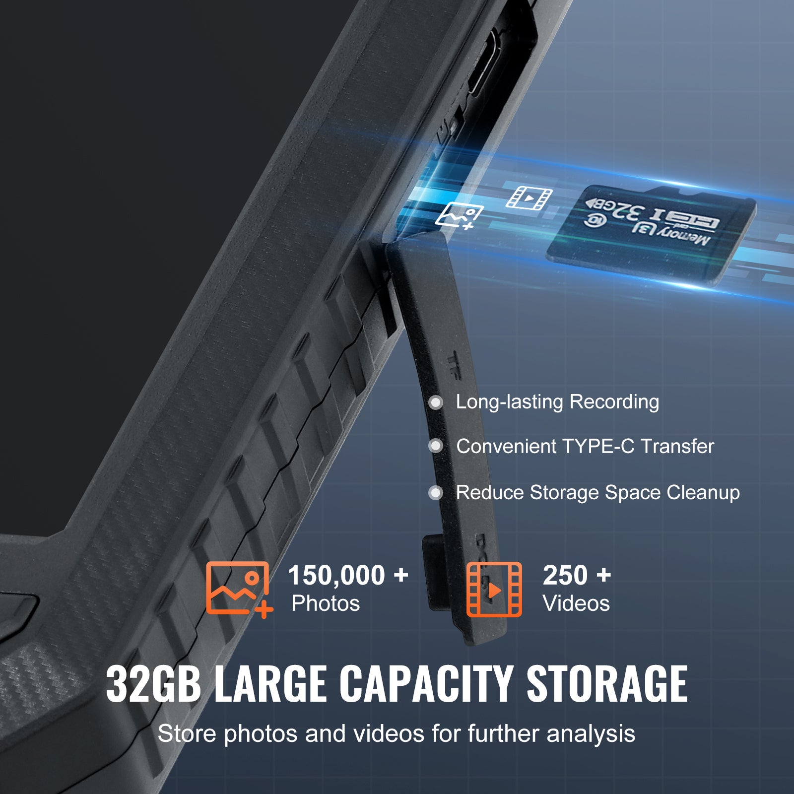 Telecamera per endoscopio : tripla lente SucceBuy,cavo da 16,4 piedi,schermo da 5 pollici,1080P,impermeabile,scheda da 32 GB - 7