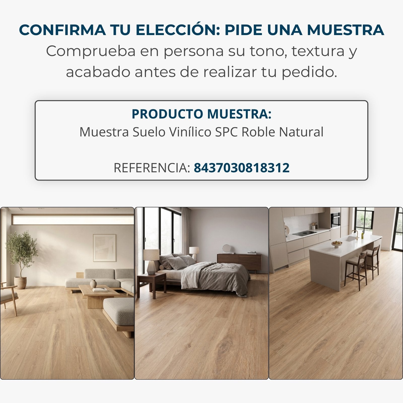 Suelo vinílico SPC clic Extrem 5 mm efecto madera Roble Natural ISOVEX (2,21 m²) - 8