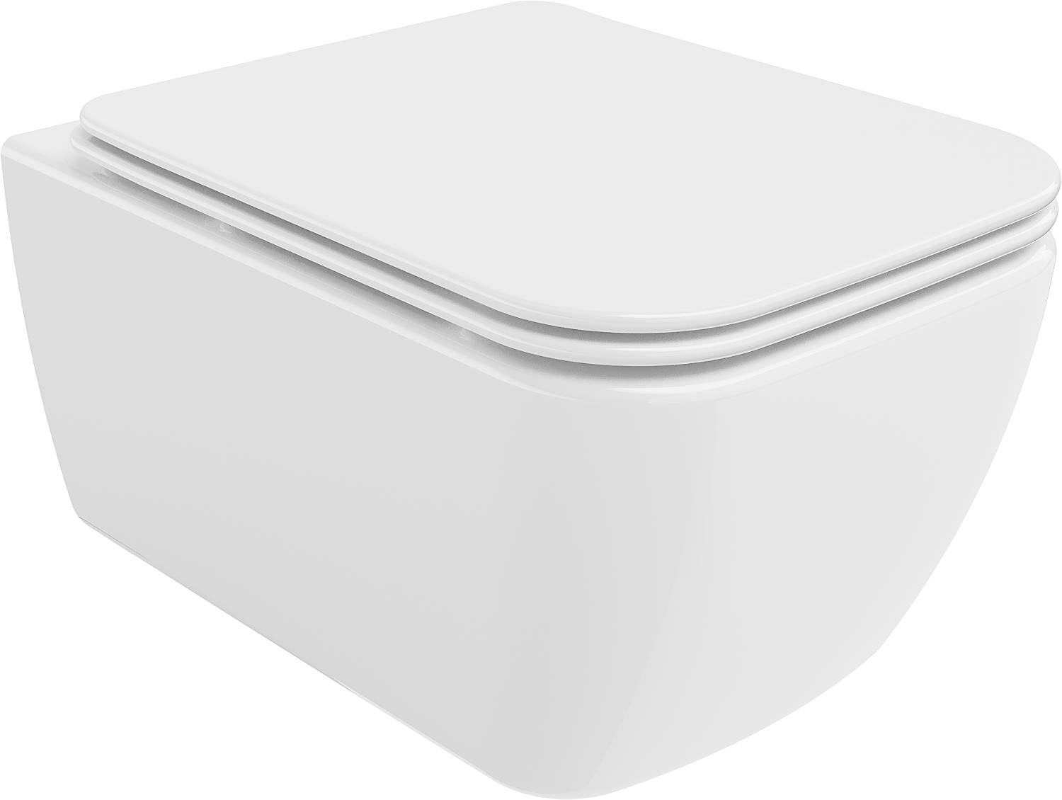 Mexen Stella miska wc Rimless z deską wolnoopadającą slim, duroplast, biała połysk - 30680900