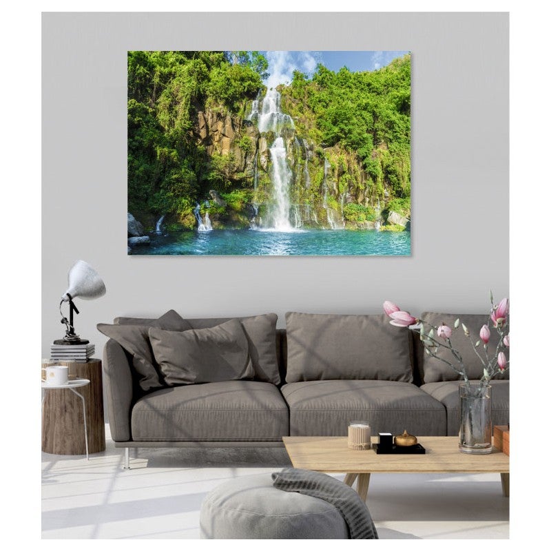 Tableau toile en kit BASSIN DES AIGRETTES 180 x 130 cm - Toile textile sans PVC, Made in France par Scenolia - 3
