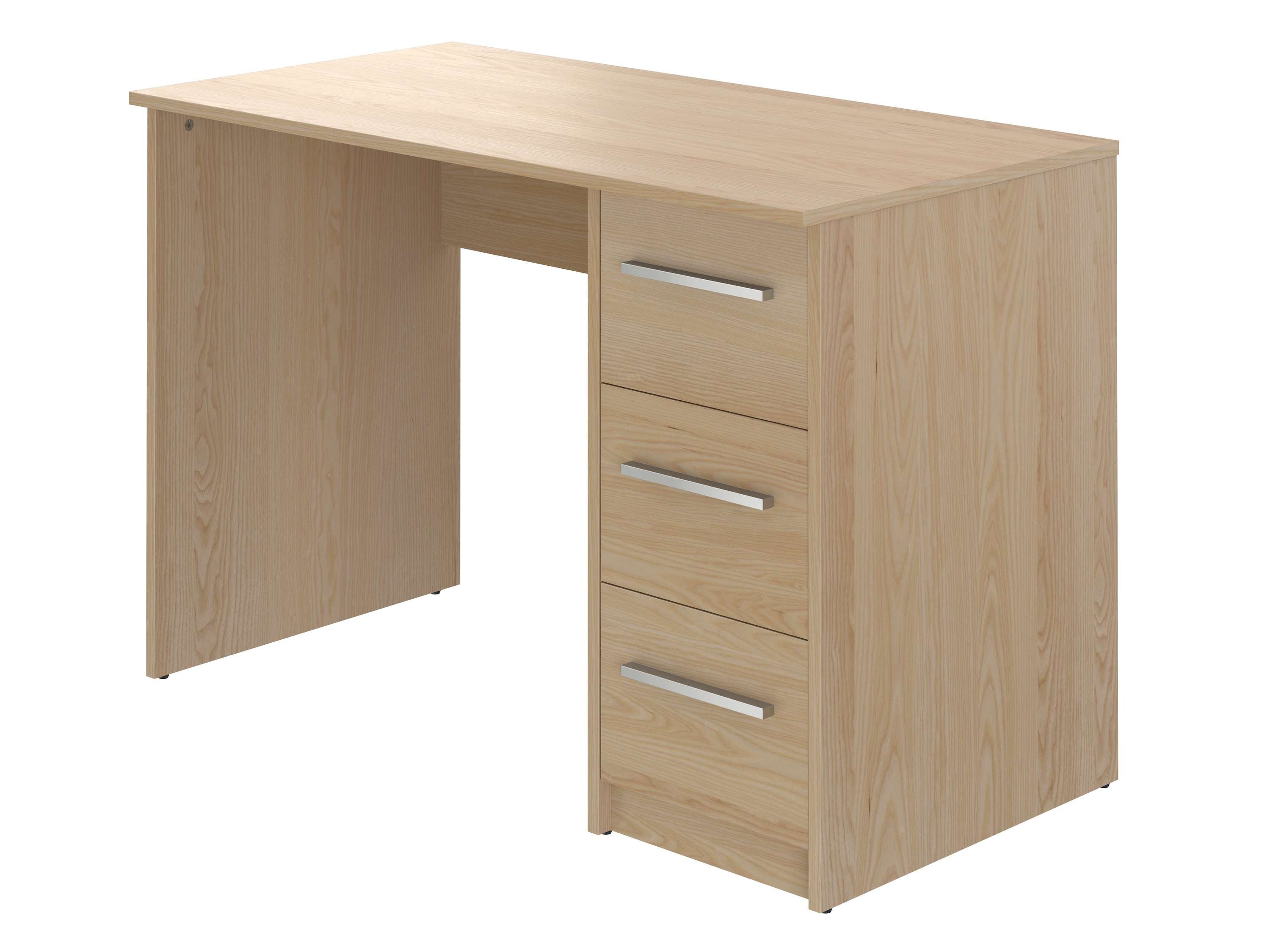 Bureau SAME 3 tiroirs 110x56x74 cm hêtre TALESA - 2