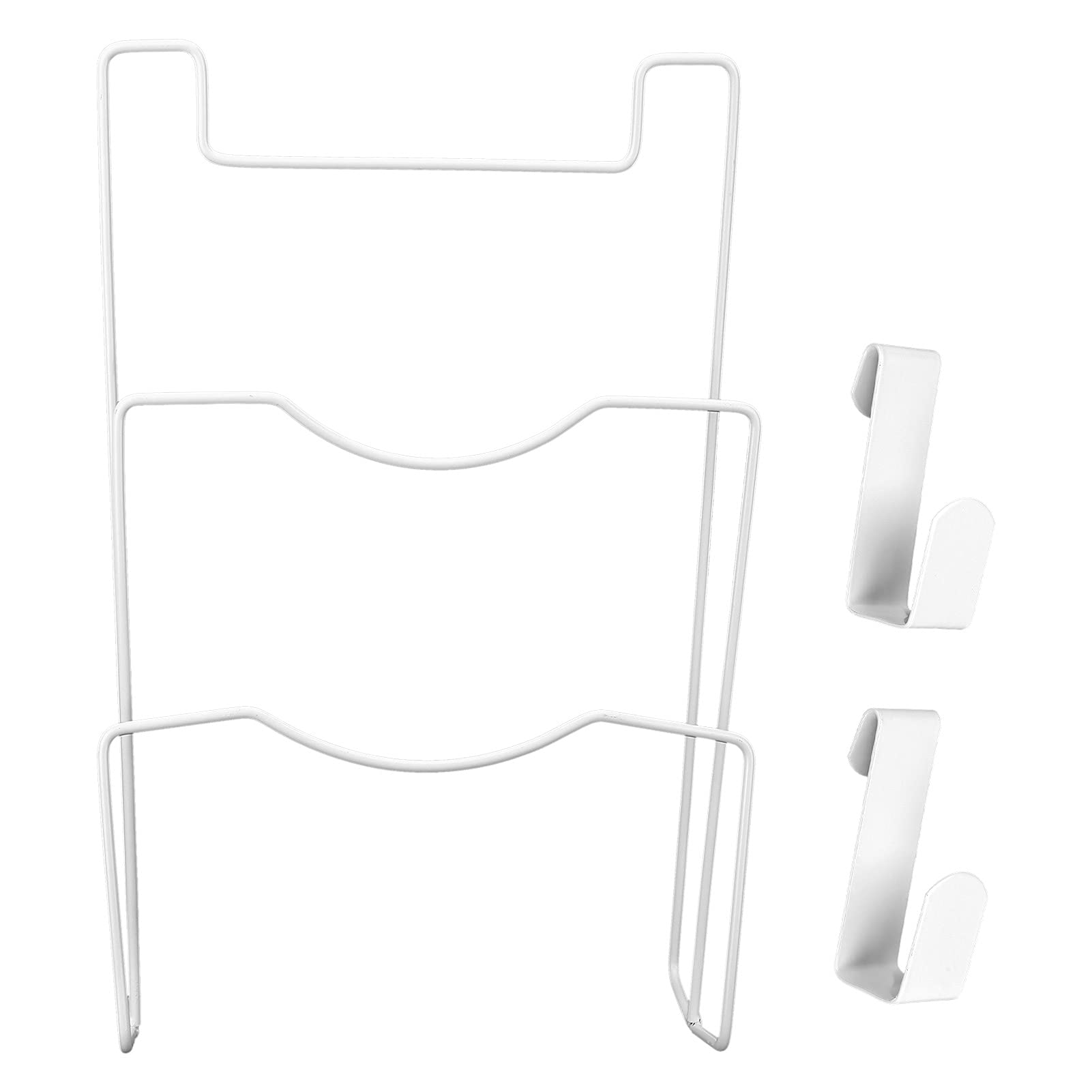 Support Mural Adhésif Pour Couvercles De Casseroles & Planches à Découper – Organisateur De Cuisine Sans Perçage – Acier Inoxydable Robuste 41x25,5 Cm