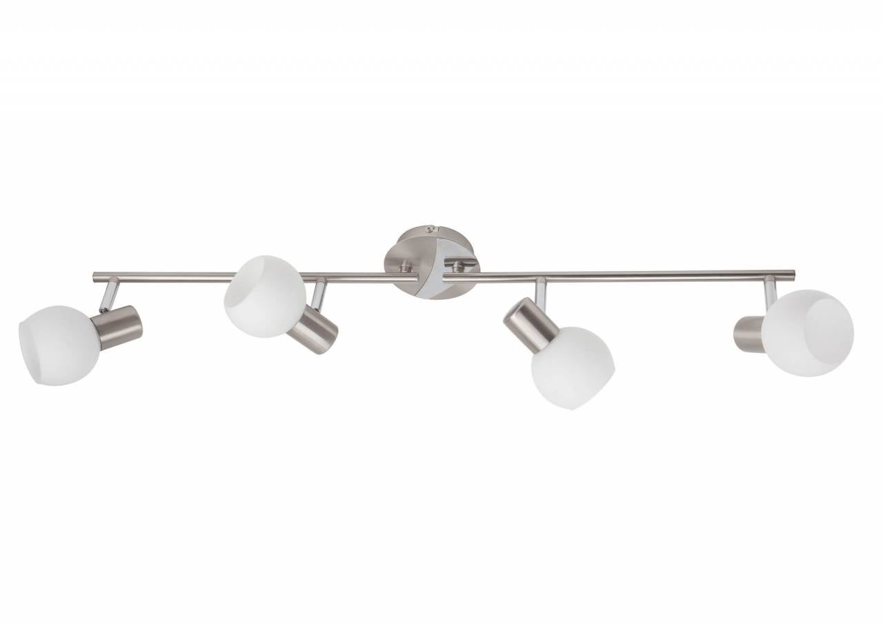 BRILLIANT Elvera lampa sufitowa 4 żarówki czarny matowy | 4x A60, E27, 60W, nadaje się do standardowych lamp (brak w zestawie) | Skala A ++ do E | Ram - 2