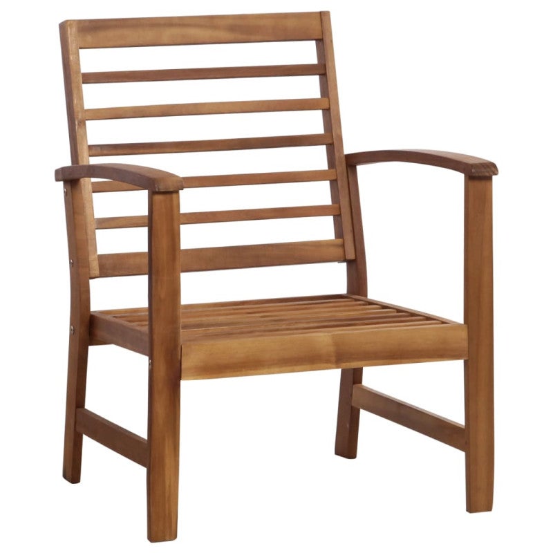 Salon de jardin 4 pcs Bois d acacia solide - 3