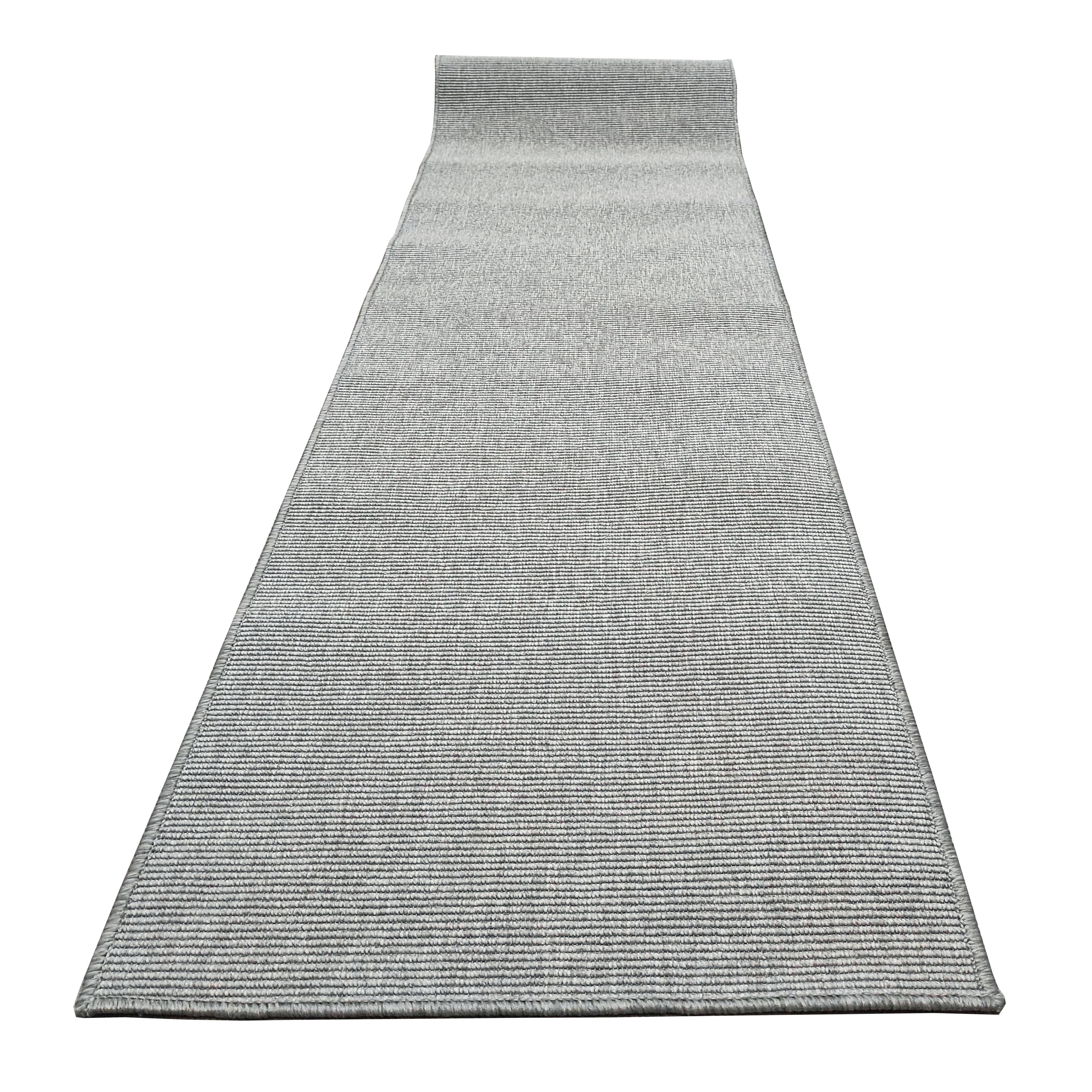 Alfombra rustic 3821 , alfombras tadi & imperio 1979, exterior, fibra sintética sin pelo, color plata , 60x400 cm