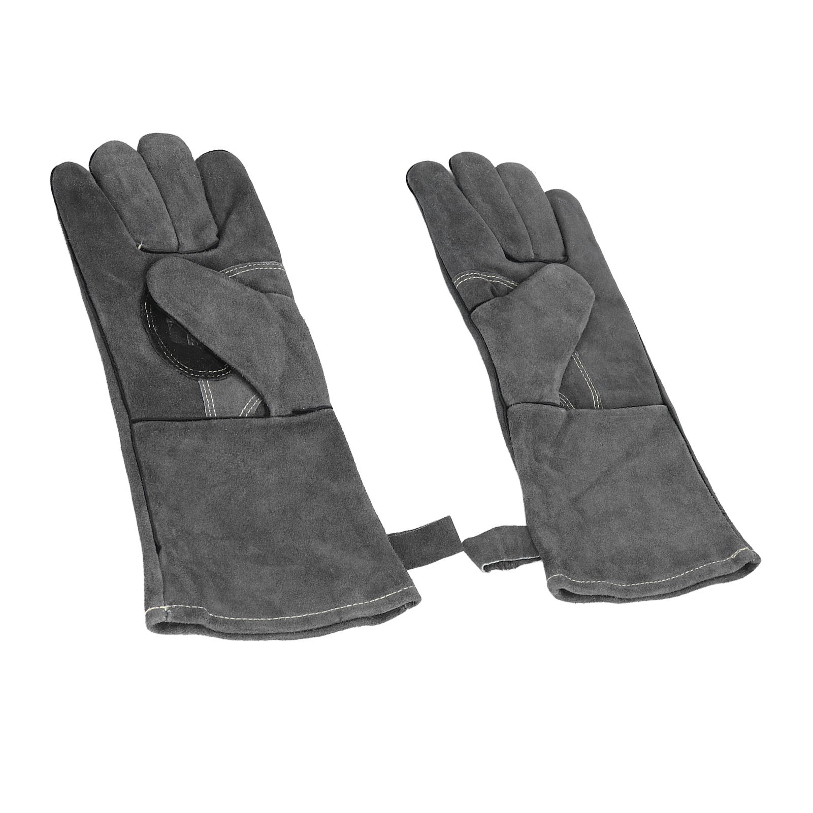 Gants Barbecue Haute Température 2 Couches Cuir 35cm 500°C / 932°F Anti-Chaleur Grill Four Jardinage – ComfortXL - 9