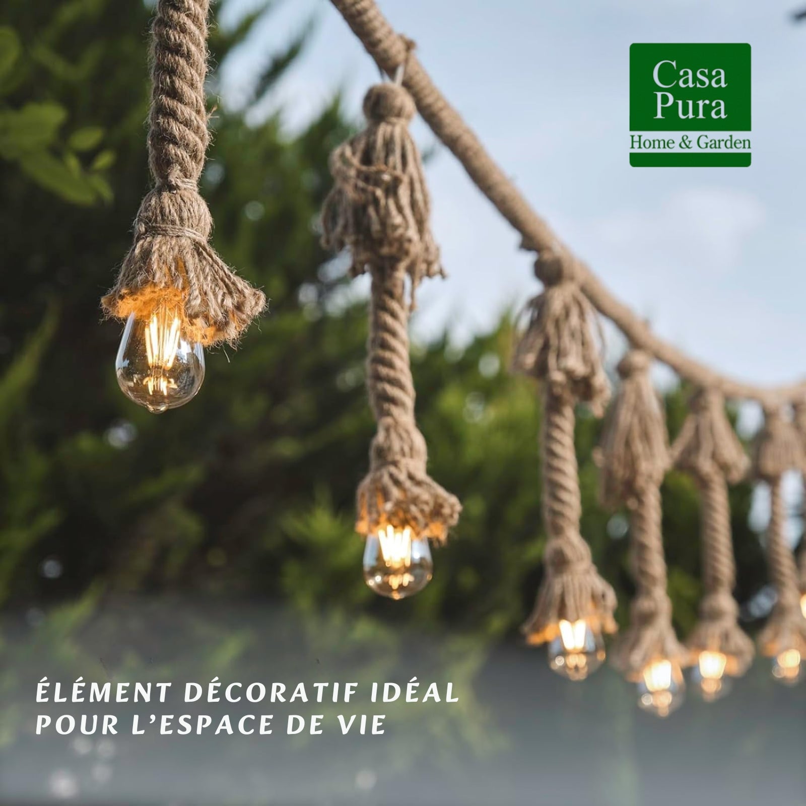 Corde en Jute Torsadée Arnold, Diamètre 10 mm, 5 Mètres - 7