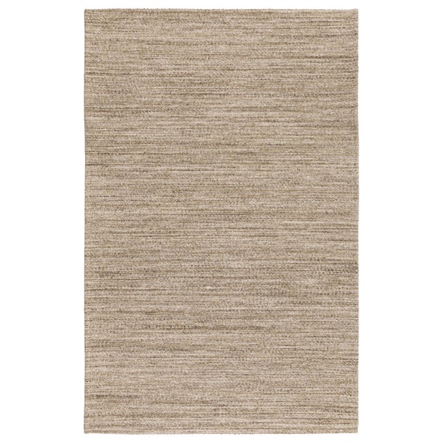 Chodnik dywanowy płaskotkany antypoślizgowy Siena 55x85 cm do prania beżowy