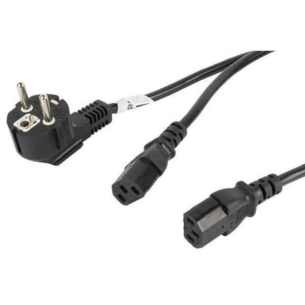 Câble D'alimentation PC Schuko-C13 LogiLink CP095 - 3 Mètres, Noir, 250V 10/16A