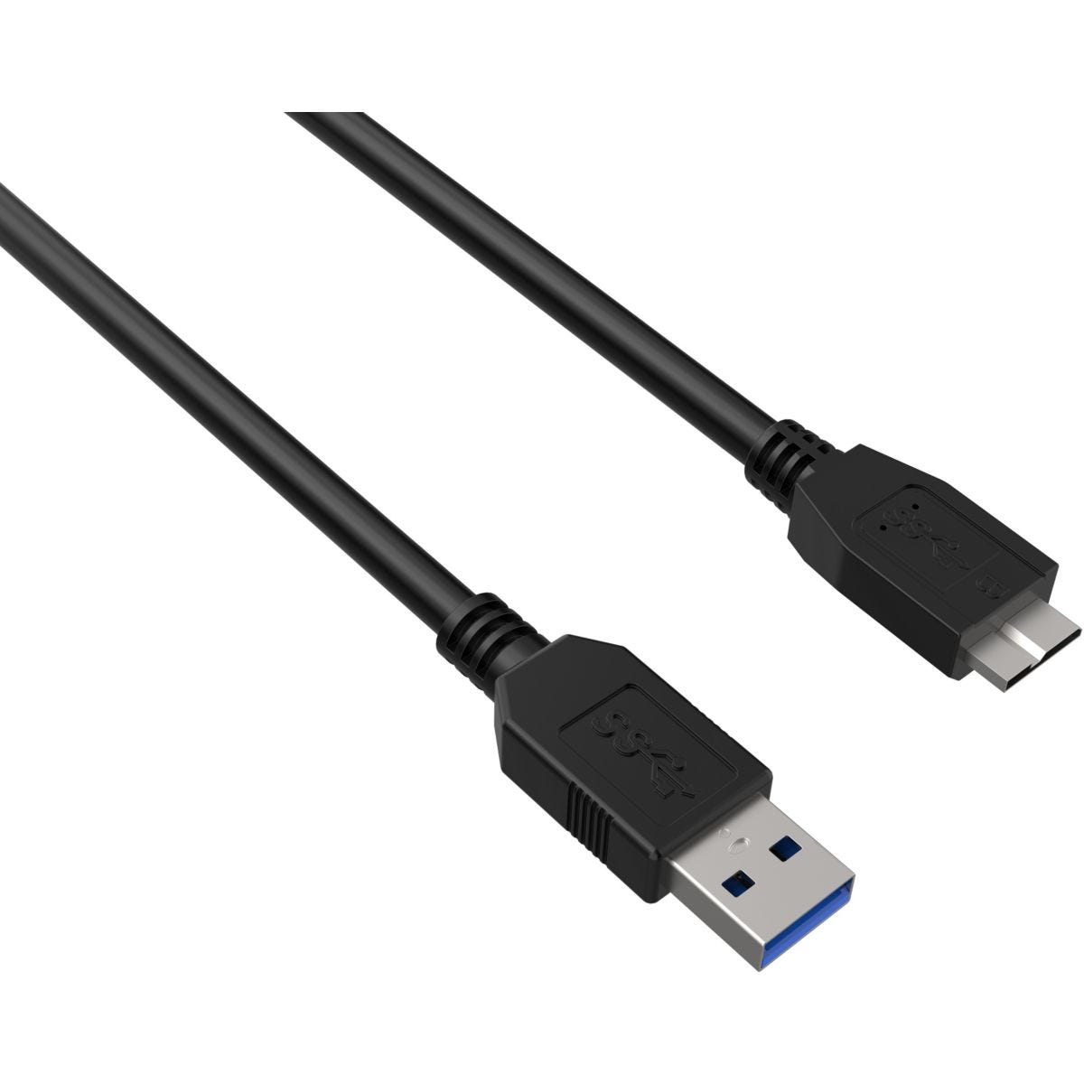 Ri Micro Usb Câble micro USB ESSENTIELB vers Micro USB 3.0 - 60CM NOIR | Leroy Merlin