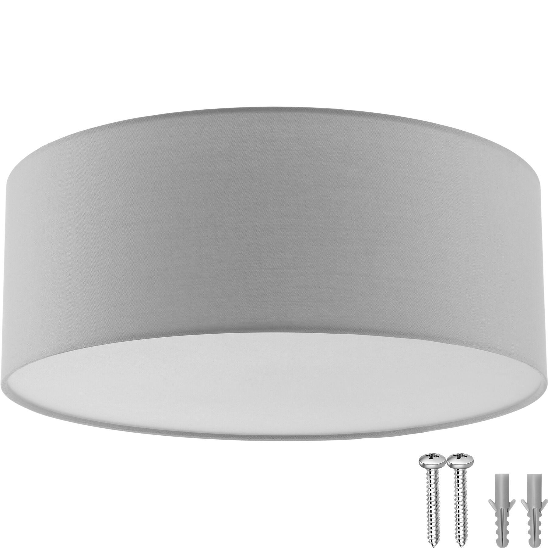 Lindby Plafoniera LED (Moderno) colore Beige, in Tessuto ad es