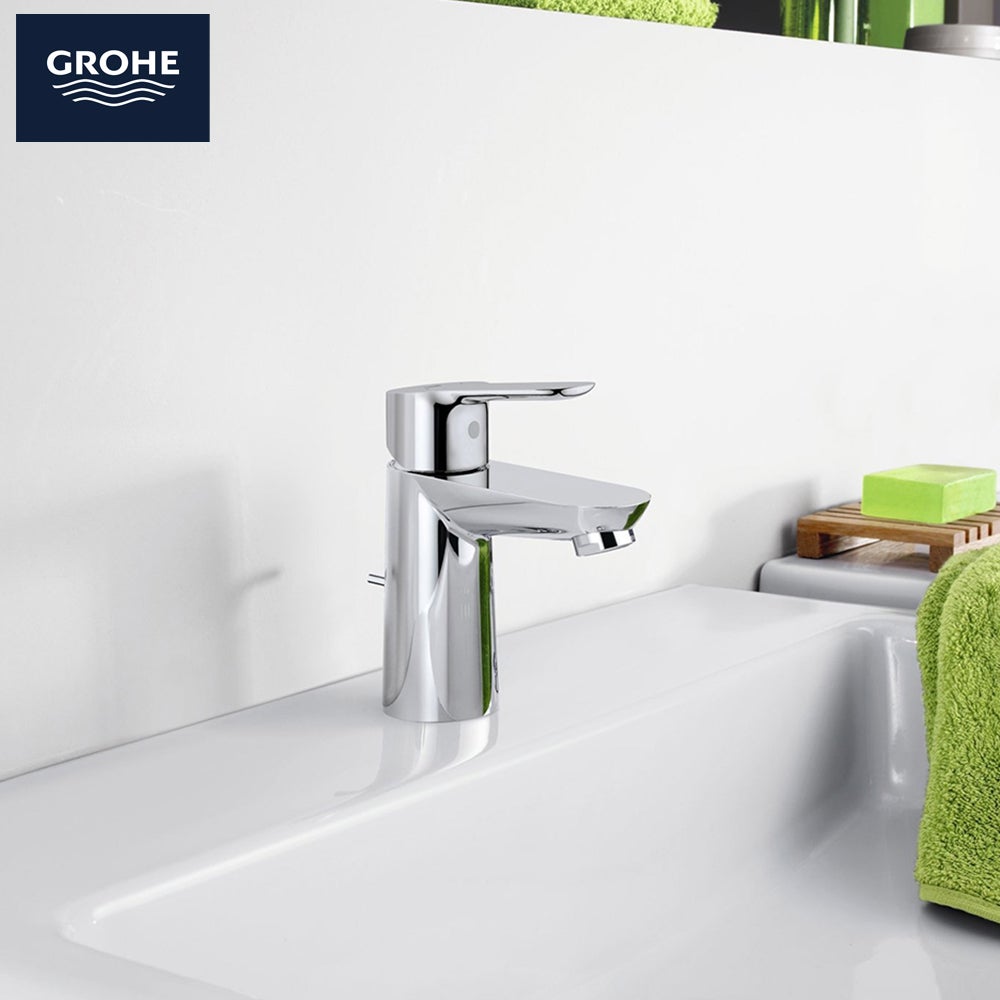 GROHE BauEdge Mitigeur de lavabo Taille S Chrome avec vidange - 4