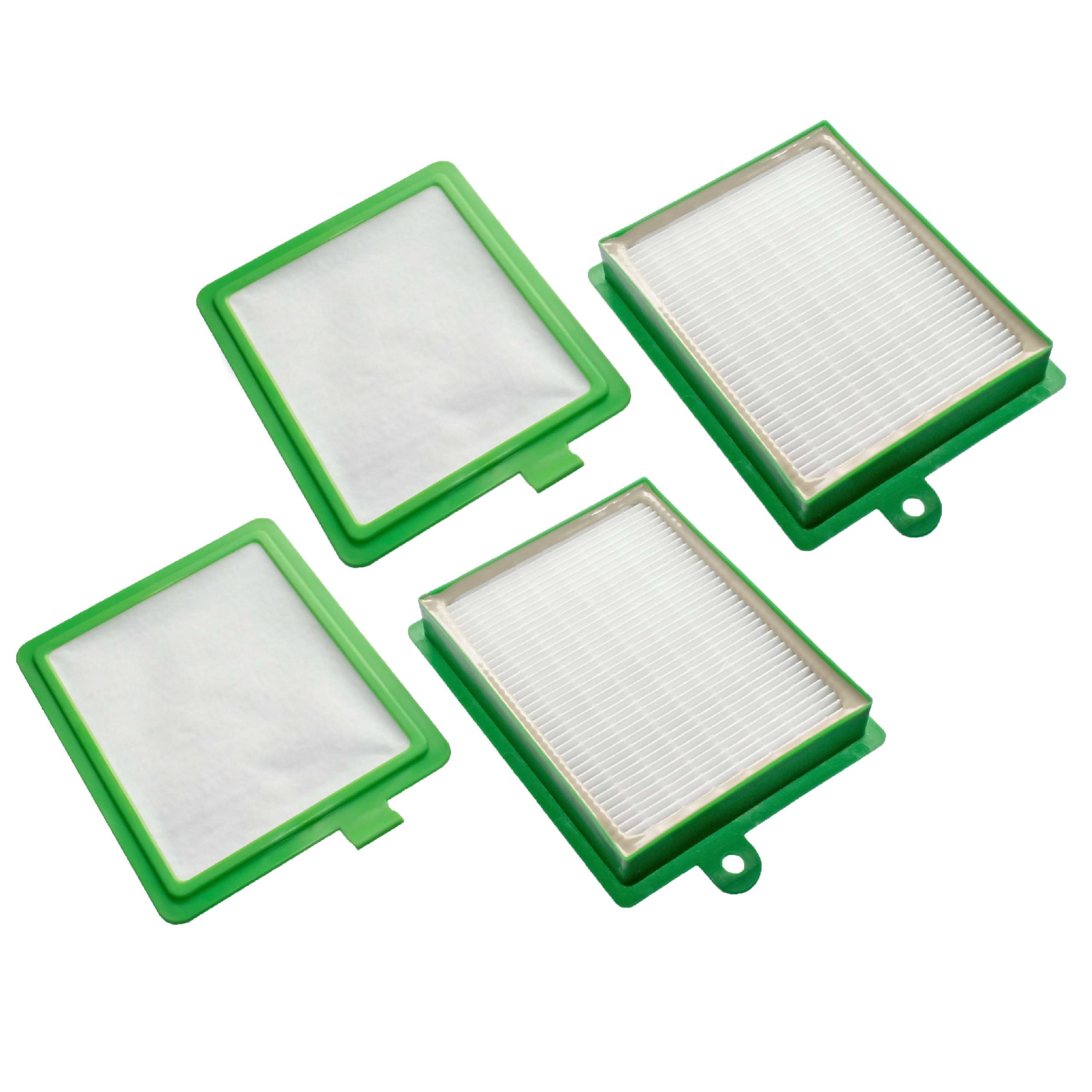 Vhbw Lot de filtres compatible avec Tornado Super pro aspirateur