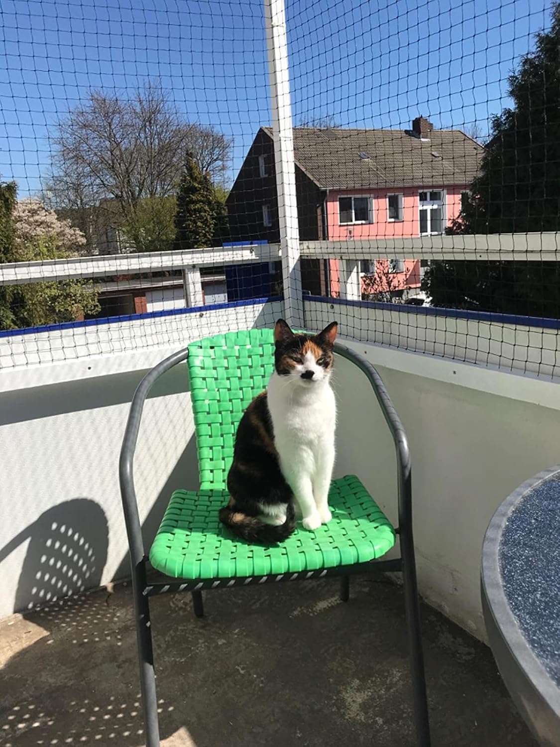 Filet de Protection pour Chat, 10x3m, Renforcé, Résistant aux Intempéries, Sécurise Balcon, Fenêtres et Terrasses - 3