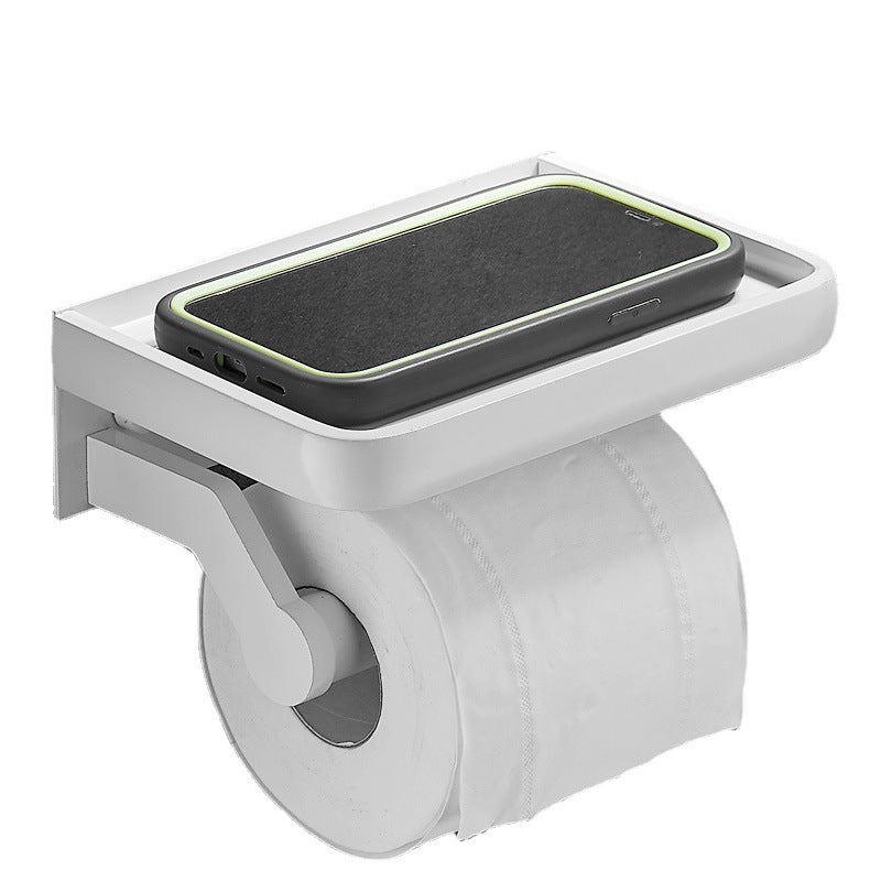 2 Inserti Porta Rotolo Carta Igienica A Molla In Plastica, Ricambio Porta Rotolo Per Bagno, Colore Nero - 3