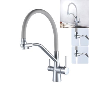 Rubinetto per depuratore acqua osmosi inversa purificatore long reach nero black
