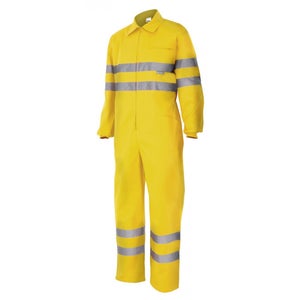 Combinaison De Travail Haute Visibilité Portwest E042 Jaune - Poly-coton - Neuf Sous Emballage