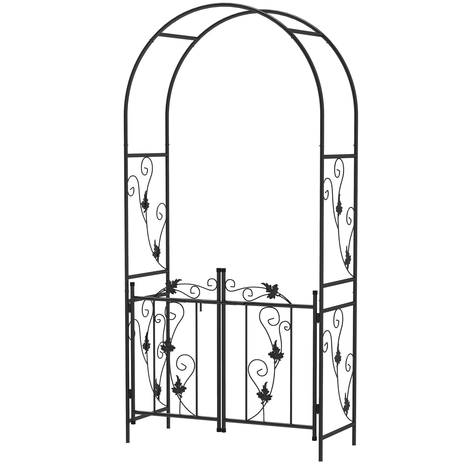 Sunjoy Pavillon De Jardin Mural Sunjoy 12 X 14 Pi Avec Toit En Acier Thermolaqué, Cadre En Aluminium Noir Et Metal Lean To Gazebo Avec Rideaux Et Filet Lkjp4215