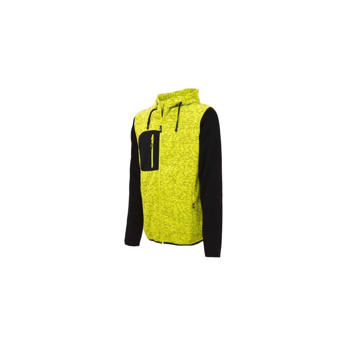 Sweat-shirt de travail entièrement zippé avec capuche et intérieur en polaire arc-en-ciel U-Power Taille M - 3