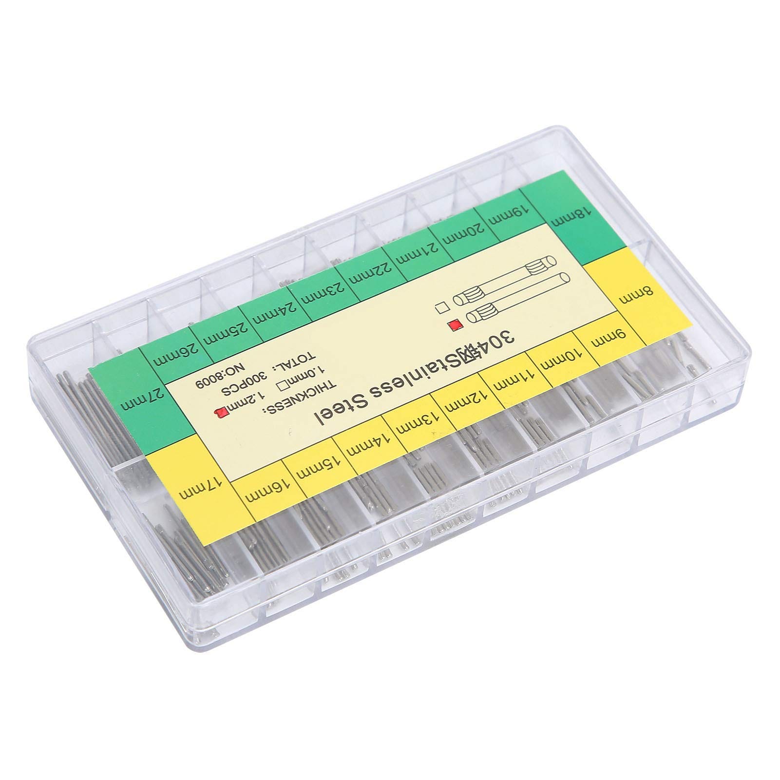 20 Pezzi Orologio Cinturino Perni 13mm Acciaio Molla Barra Perni - Foto 12