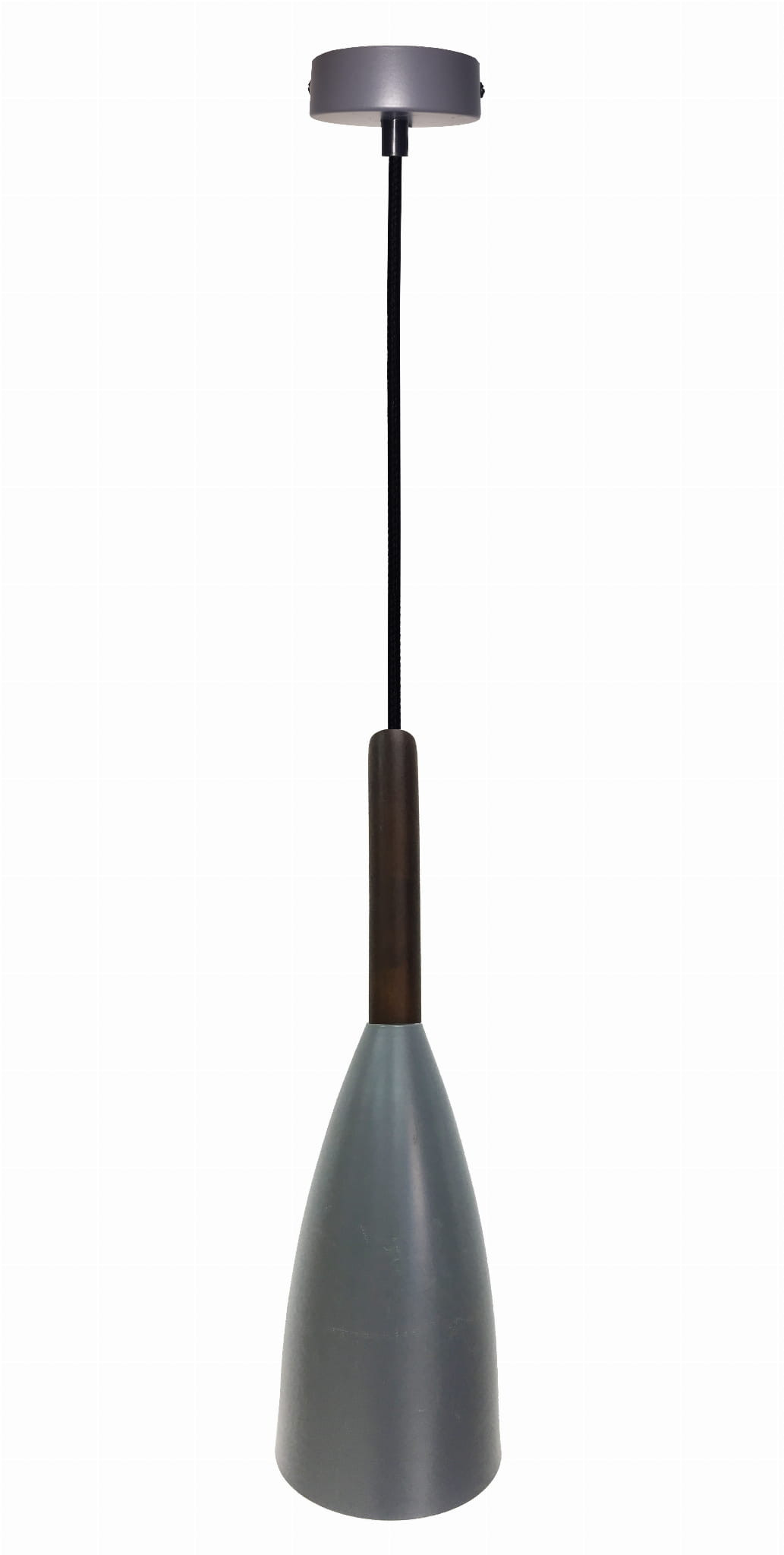 Lampa sufitowa wisząca Flen szara 1xE27x40W wym: 90 x 33 x 12 cm metal Candellux