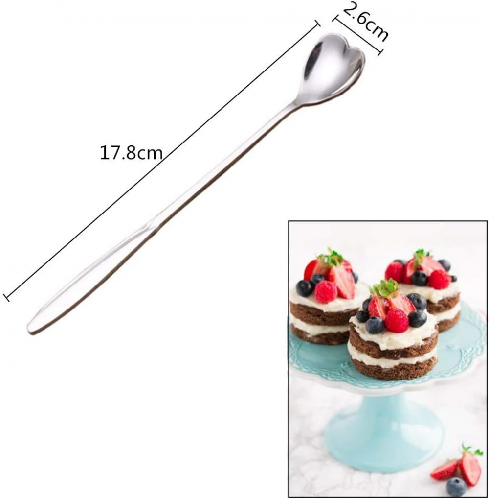 Set 10 Cucchiaini Da Caffè In Acciaio Inox – 11,5 Cm, Ergonomici, Lucidi E Lavabili In Lavastoviglie, Per Casa E Bar