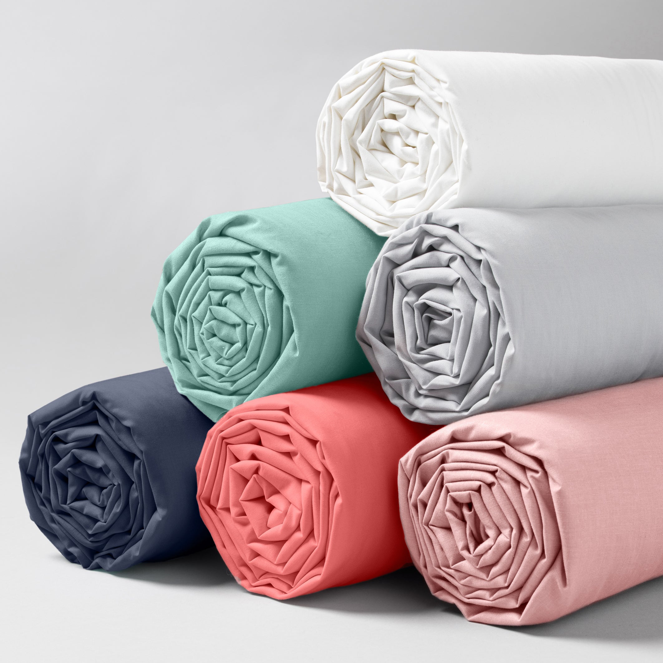 Drap housse bébé coton uni, Scenario - Bleu azur - 70 x 140 cm - 4