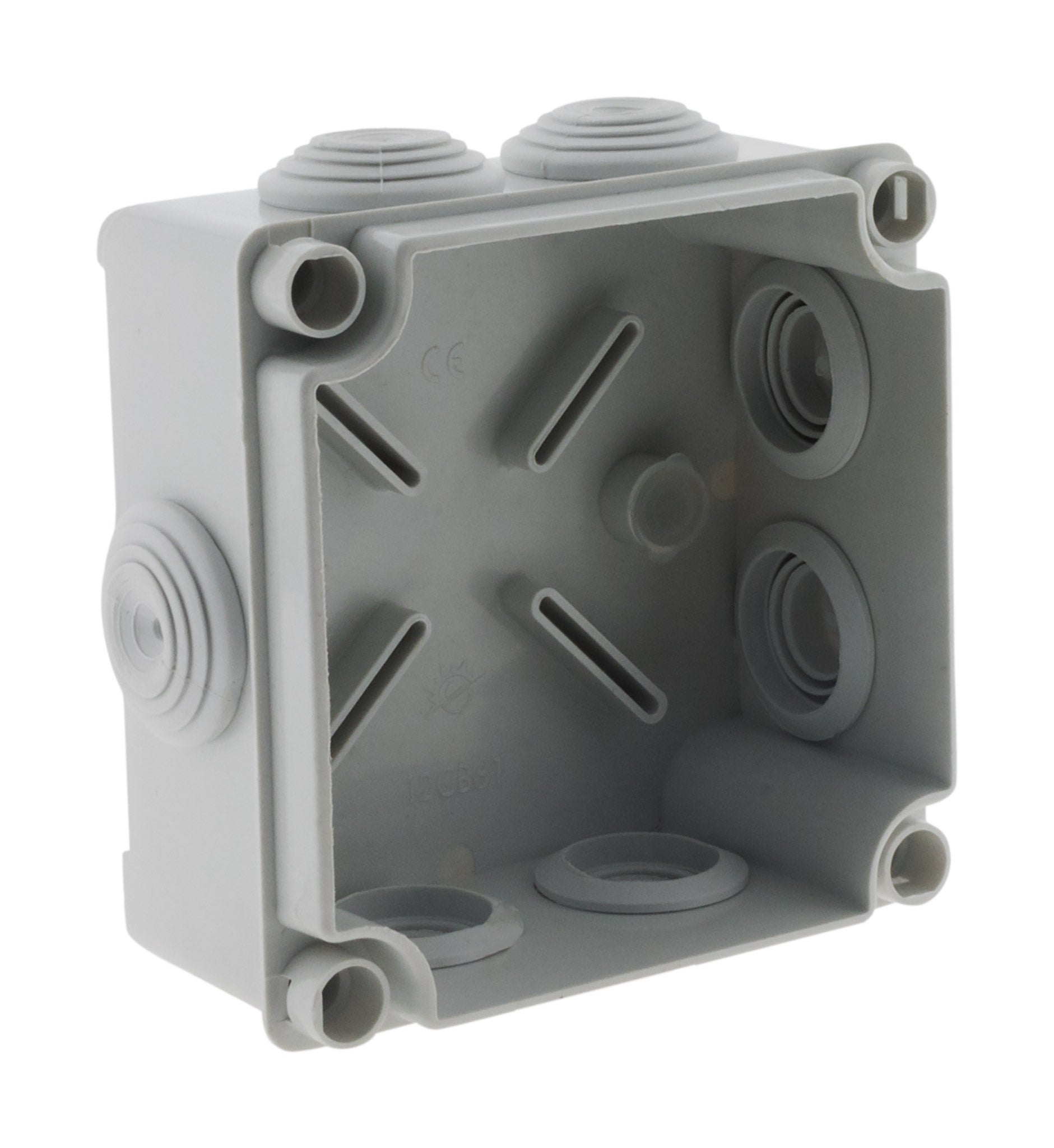 Boite de dérivation étanche IP55 carrée 100x100x50mm - Zenitech - 2