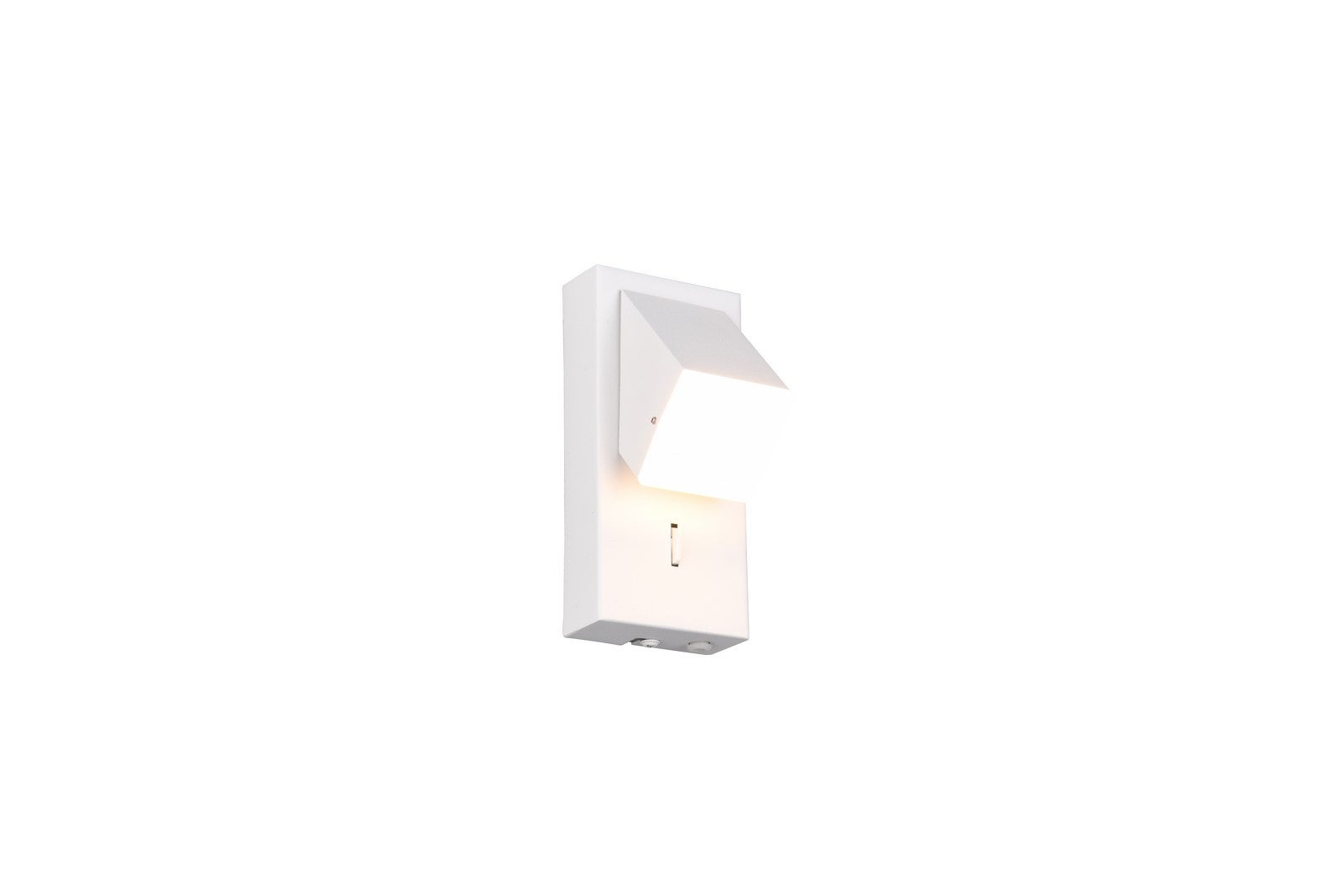 Kinkiet ścienny Raglan biały LED 3W 3000K 400lm z włącznikiem styl nowoczesny wym: 15 x 7 cm metal IP20 Trio