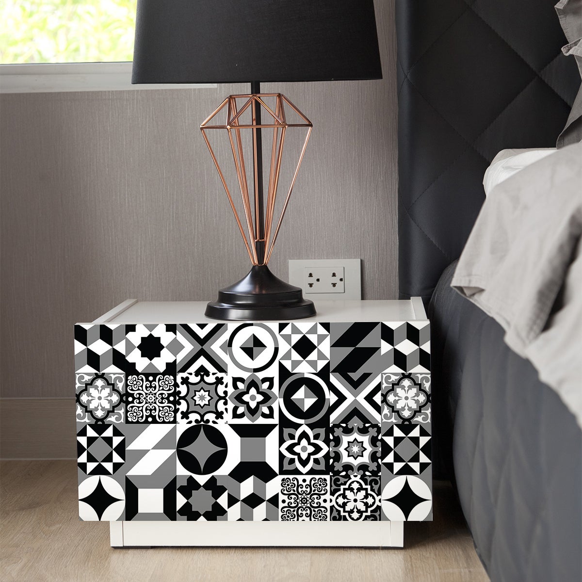 24 adesivi mobili piastrellati ursnio - Sticker adesivo - adesivi murali - 24stickers20x20cm - 3