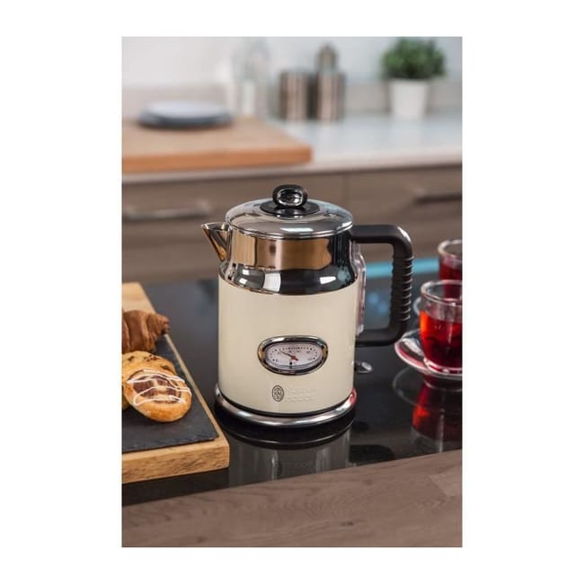 Bollitore Elettrico Russell Hobbs 1,7L - Acciaio Inox Crema | Ebollizione Rapida 2400W - Foto 3