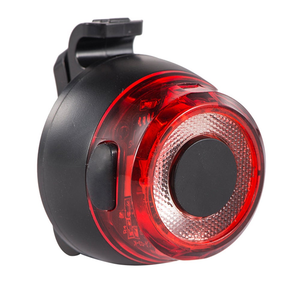 Tylna lampka rowerowa z niezawodną diodą LED CREE, zabezpieczona standardem IPX5, zasilana baterią, do 4 godzin pracy, ładowana przez USB, czarna