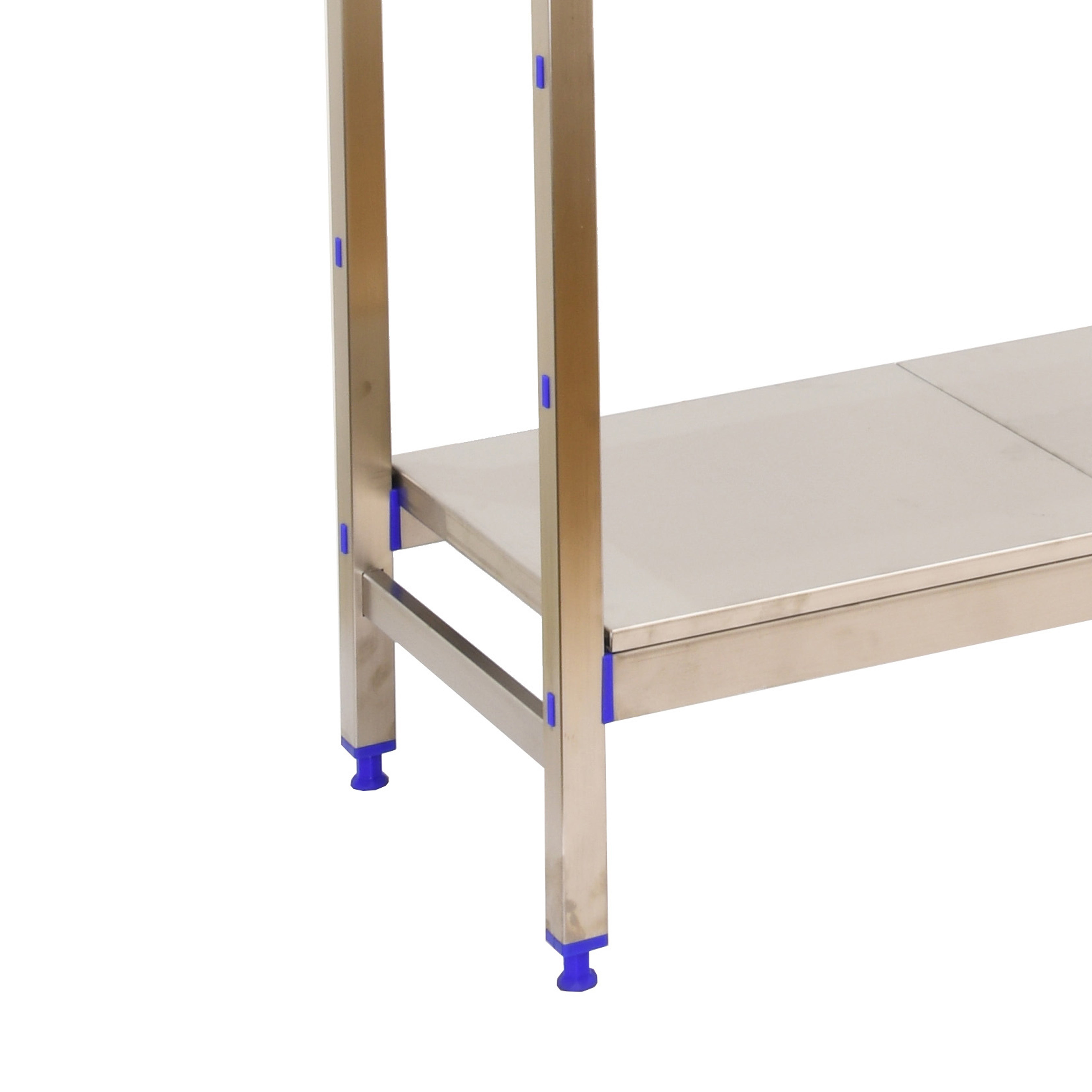 SIMONINOX Étagère 5 étagères en métal sans vis (200x126x40cm) INOX ...