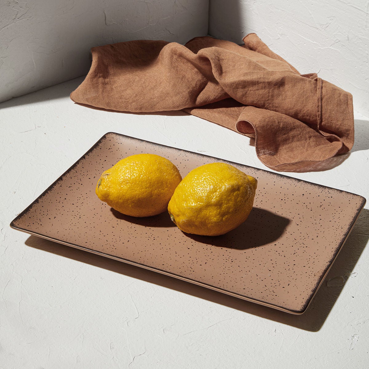 Talerz do serwowania 31x21 cm Terra salmon Estia porcelanowy pomarańczowy 1 szt. - 2