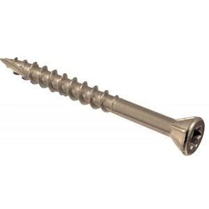 Tornillo De Cabeza Avellanada TORX De Acero Inoxidable Fabricado En V2A 10- Mm De Espesor 100-mm De Longitud Del Tornillo 10 Piezas Rosca Parcial De 80-mm Tornillo Para Madera 10x100