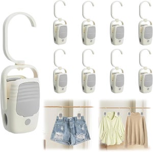 Set di 9 mollette con clip, mollette con ganci, clip a gancio, appendini a clip, mollette per asciugamani, organizer | Leroy Merlin