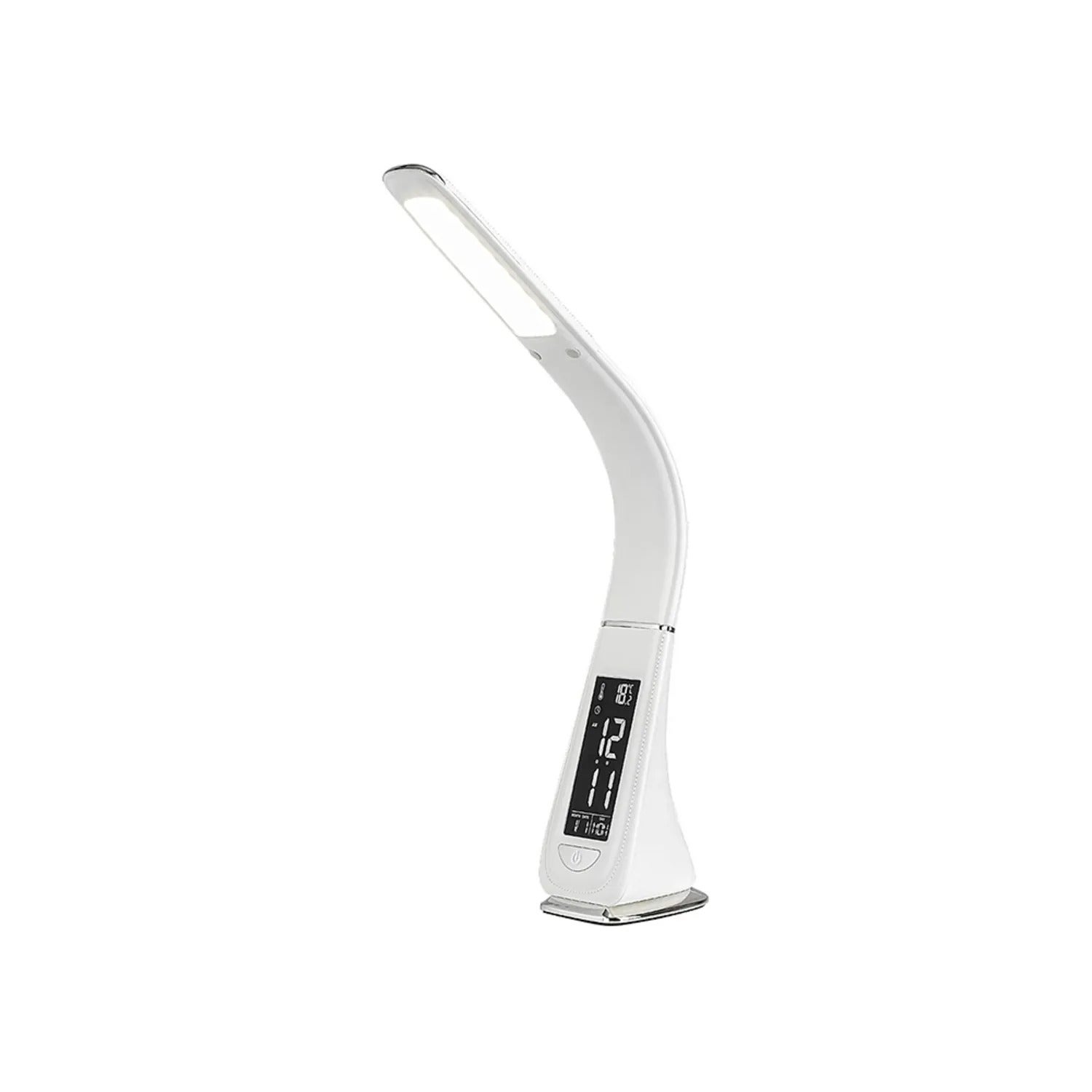Lampka biurkowa ze sterowaniem i zegarkiem biała wbudowany LED 5W Lionel 3516 Rabalux