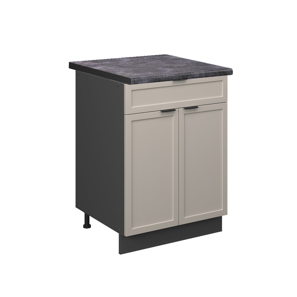Vicco Szafka dolna do kuchni Fame-Line, GreyBeige, 60 cm z szufladą, BP Antracyt