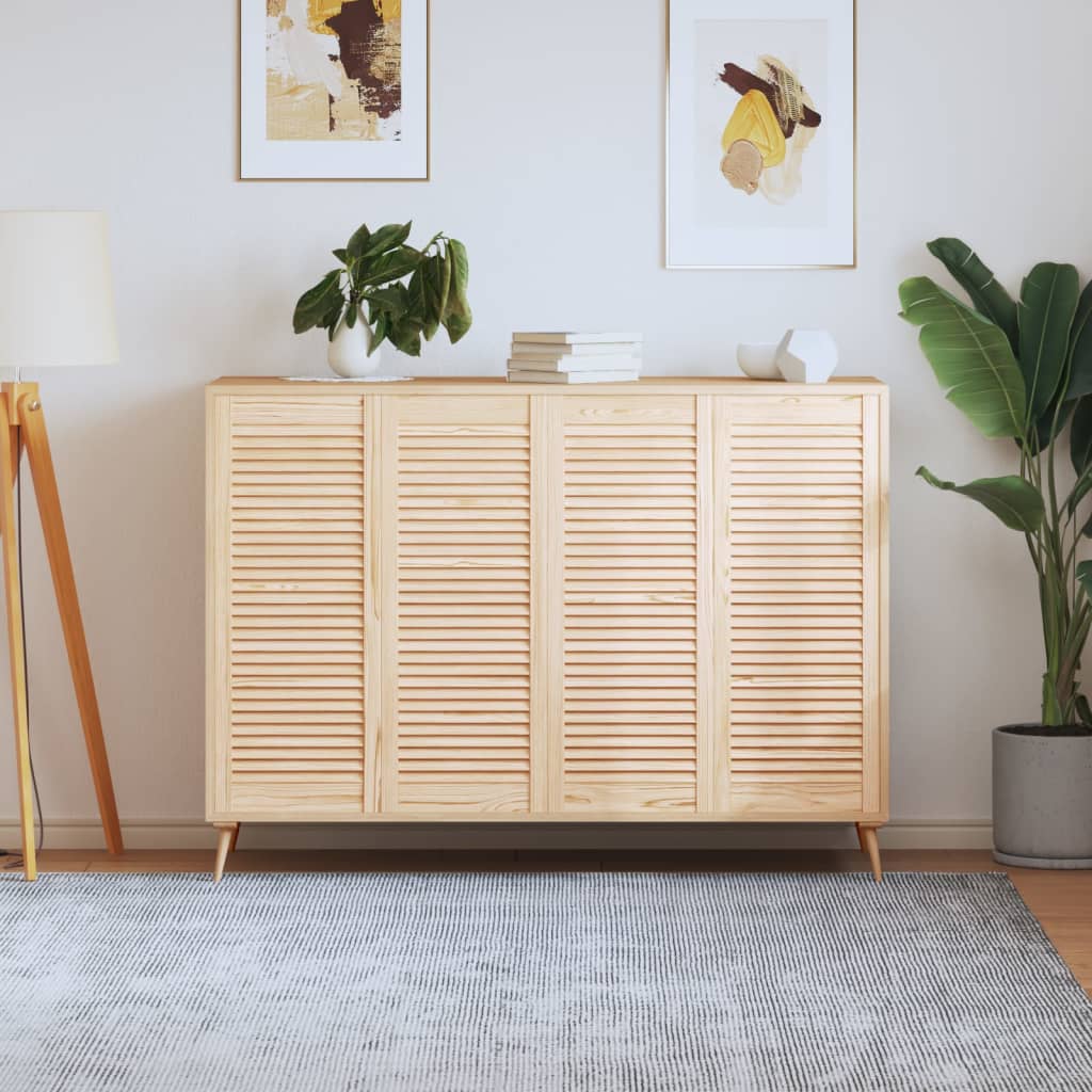 Puerta de armario de lamas 4 uds madera de pino 99,3x39,4 cm vidaxl