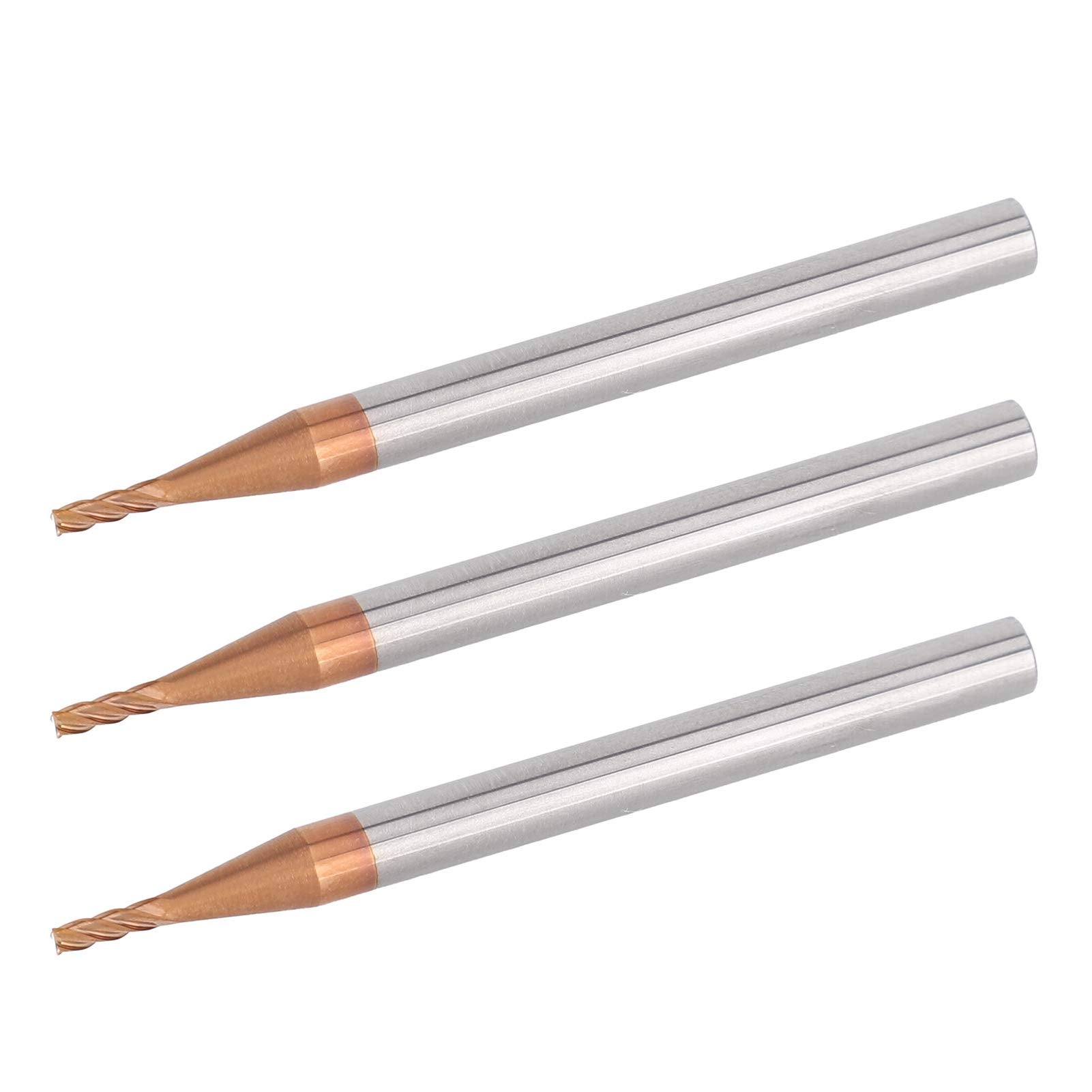 KEM - Ensemble De Fraise En Bout à 4 Cannelures - Fraise En Carbure à 4