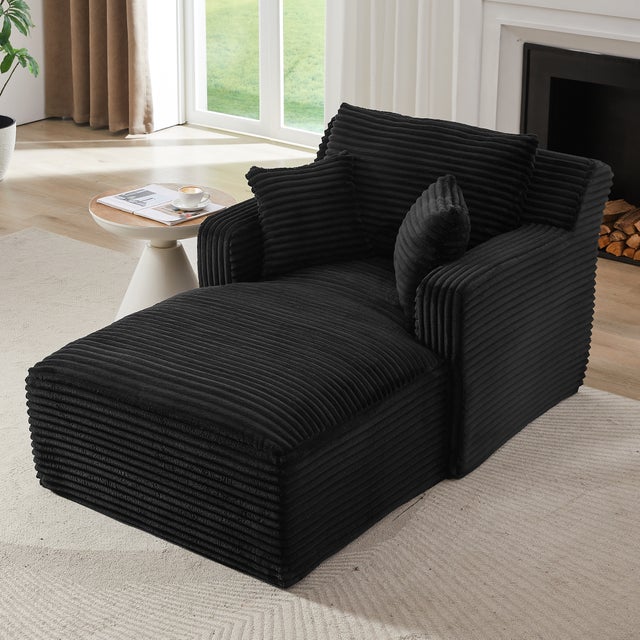 Fauteuil Salon Confortable Scandinave Avec Repose-Pieds - Confort Maximal, Charge 150kg, Gris Fauteuil Relax