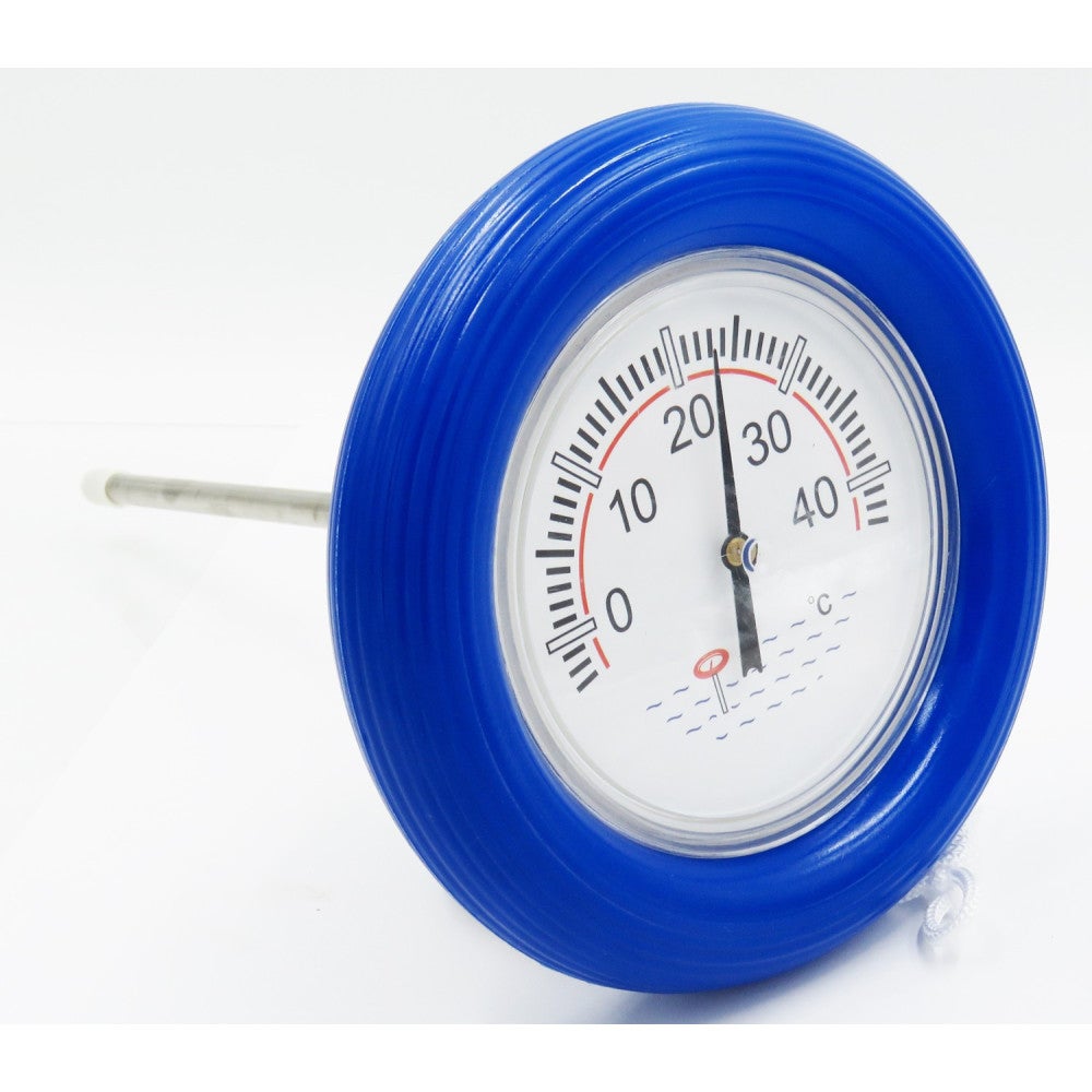Thermomètre Piscine, Rond Flottant, Forme bouée, diamètre 18.5 cm ...