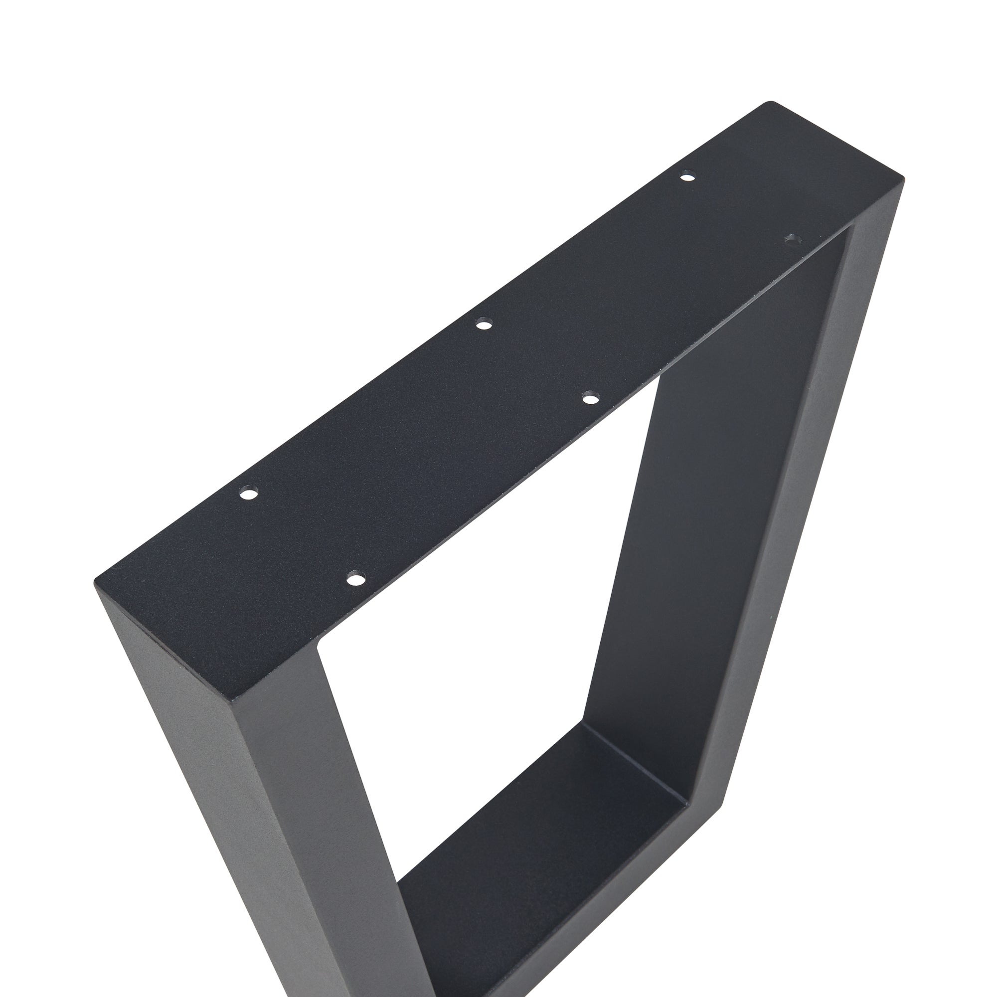 Lot de 2 pieds de table Lalling acier 43 x 40 cm noir [en.casa] - 6