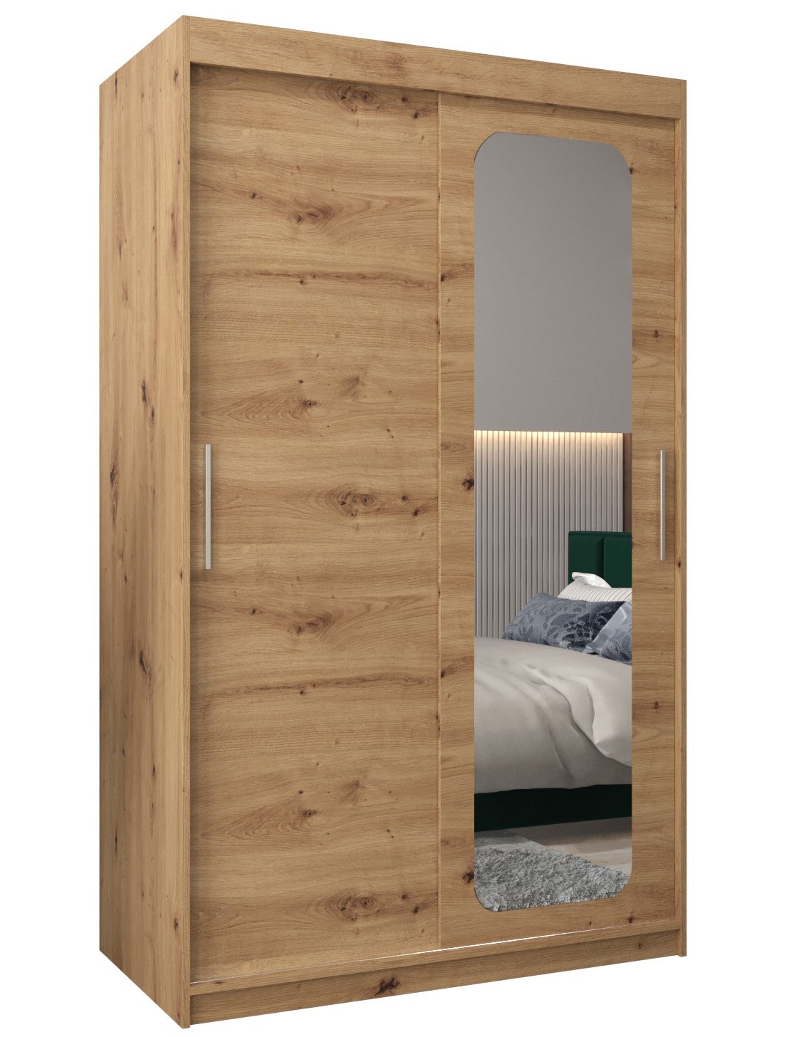 Szafa przesuwna garderoba PROMO T2 120 x 62 x 200 cm Artisan - Abiks Meble