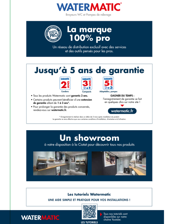 Plaque support HR300 coudée blanche RAL9016 HERACLES G HRA309900 - 5